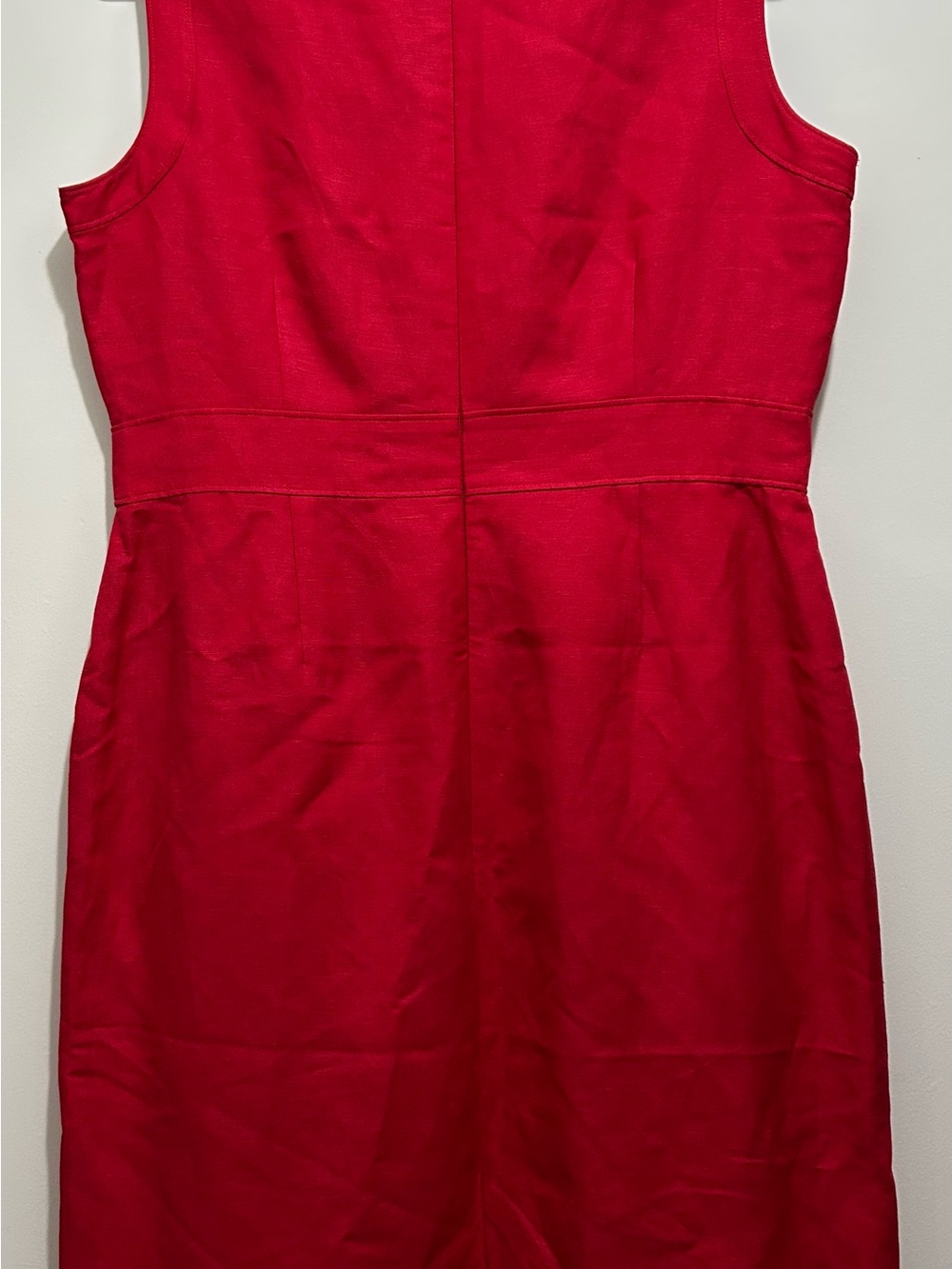 Feminine Red Ruffle Sheath Mini Dress - Picture 5 of 6